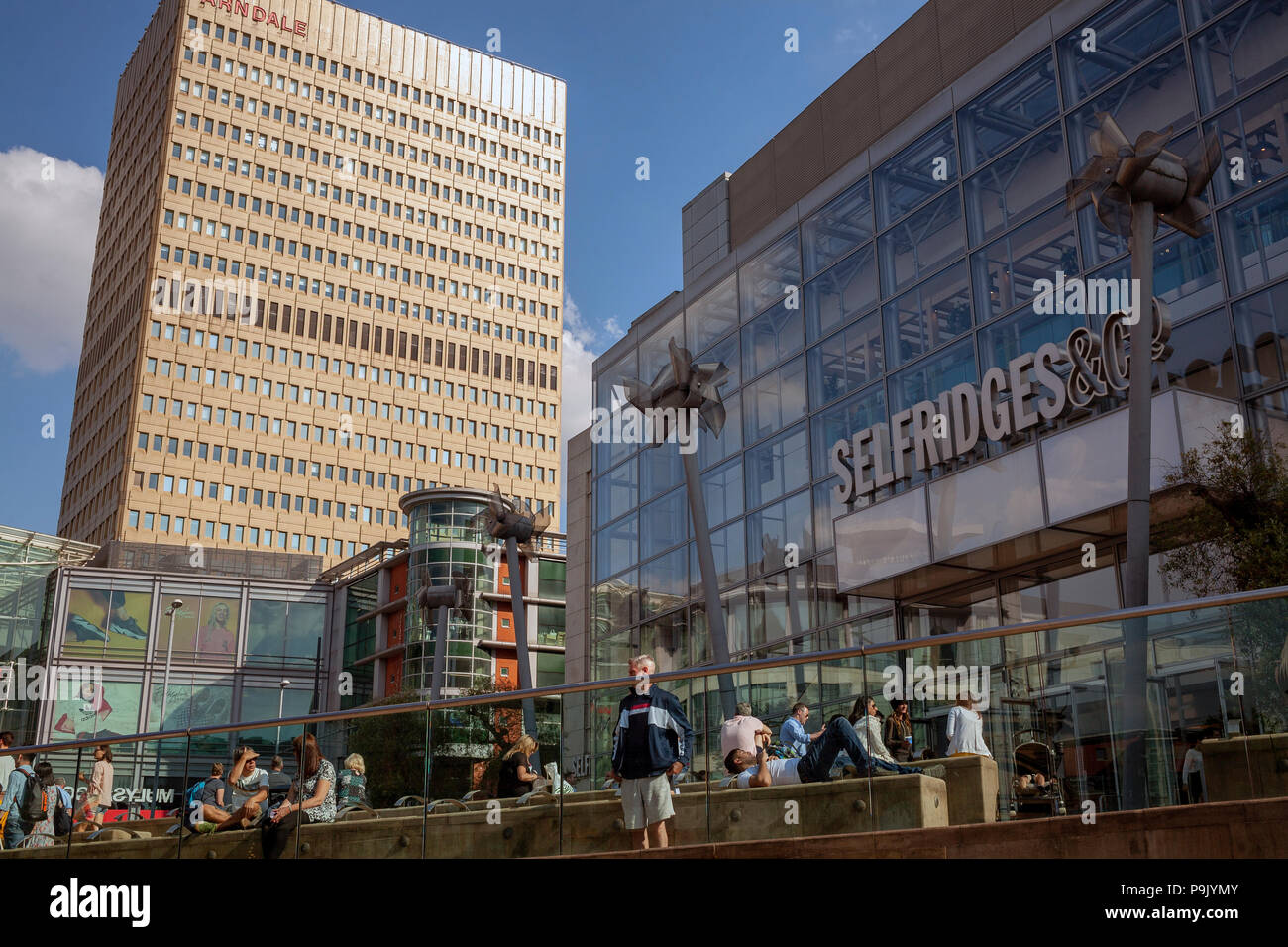 Exchange Square, Manchester Foto Stock