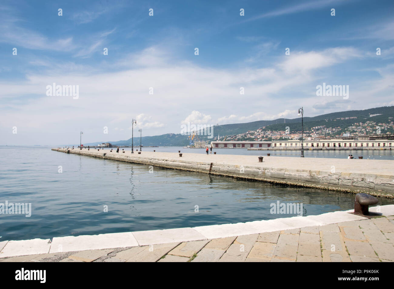 L'Europa, Italia, Trieste - Molo Audace Foto Stock