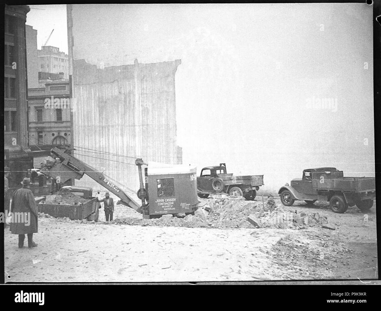 243 SLNSW 20121 scavi temperanza Hotel Hunter Street presi per Stephen Taylor Foto Stock