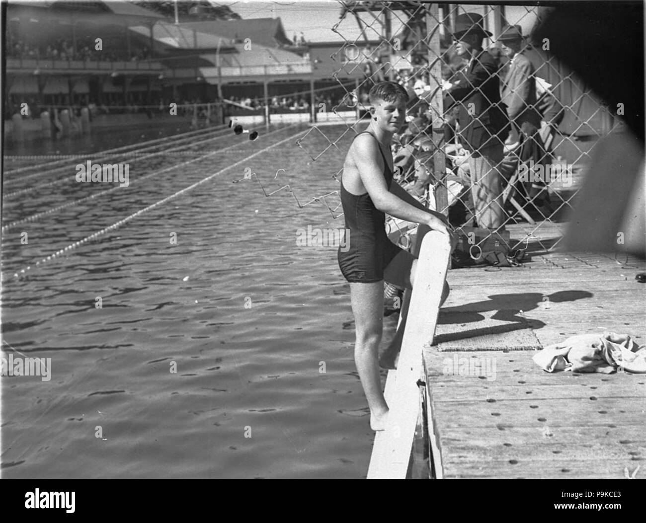 266 43644 SLNSW Mens nuoto a Bagni di dominio Foto Stock