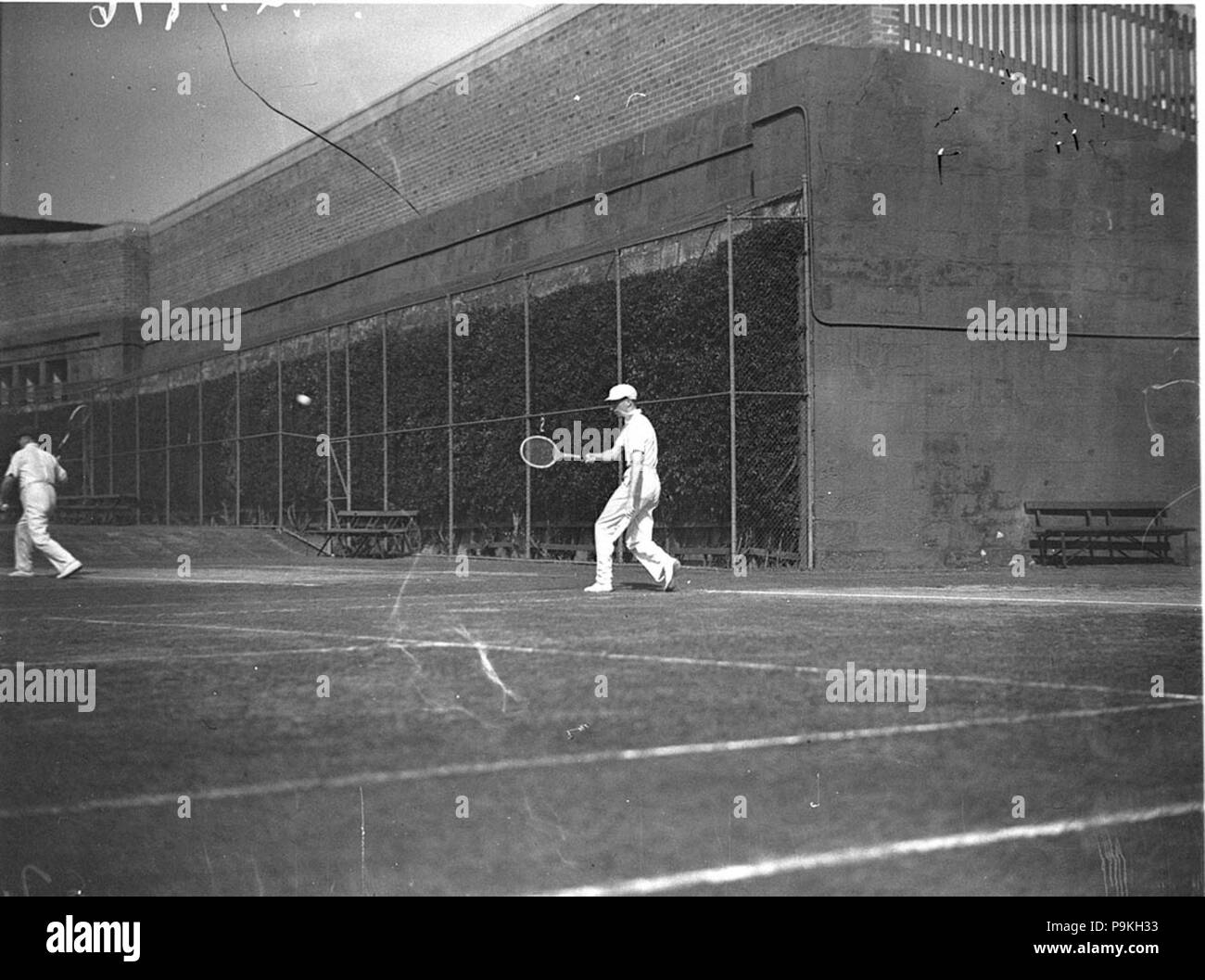 264 42785 SLNSW Sydney Tennis Club mens tennis Campo da Cricket di Sydney Foto Stock