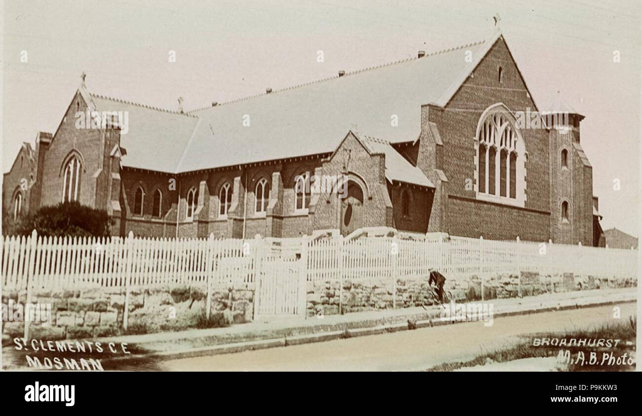 279 796656 SLNSW St Clements Chiesa CE Mosman Foto Stock