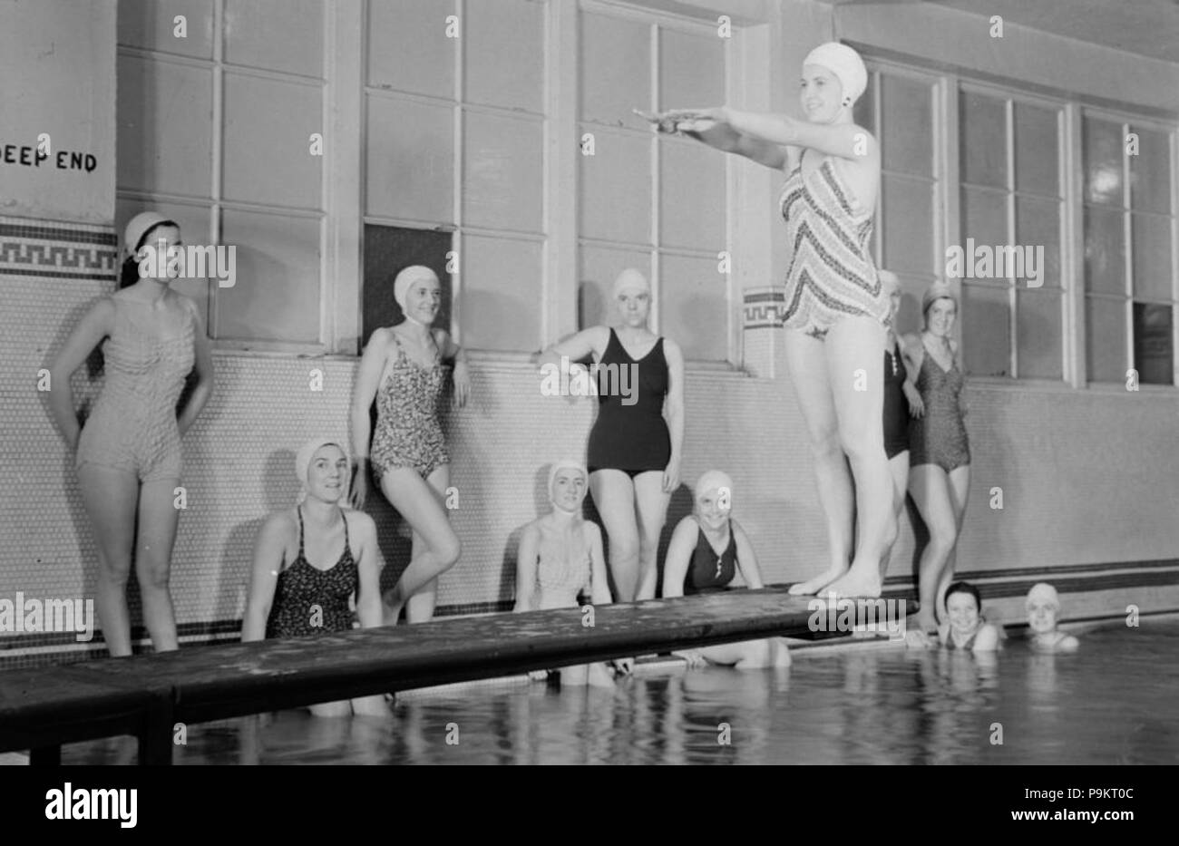 306 nuoto. Y.W.C.A. Westmount BAnQ P48S1P06071 Foto Stock