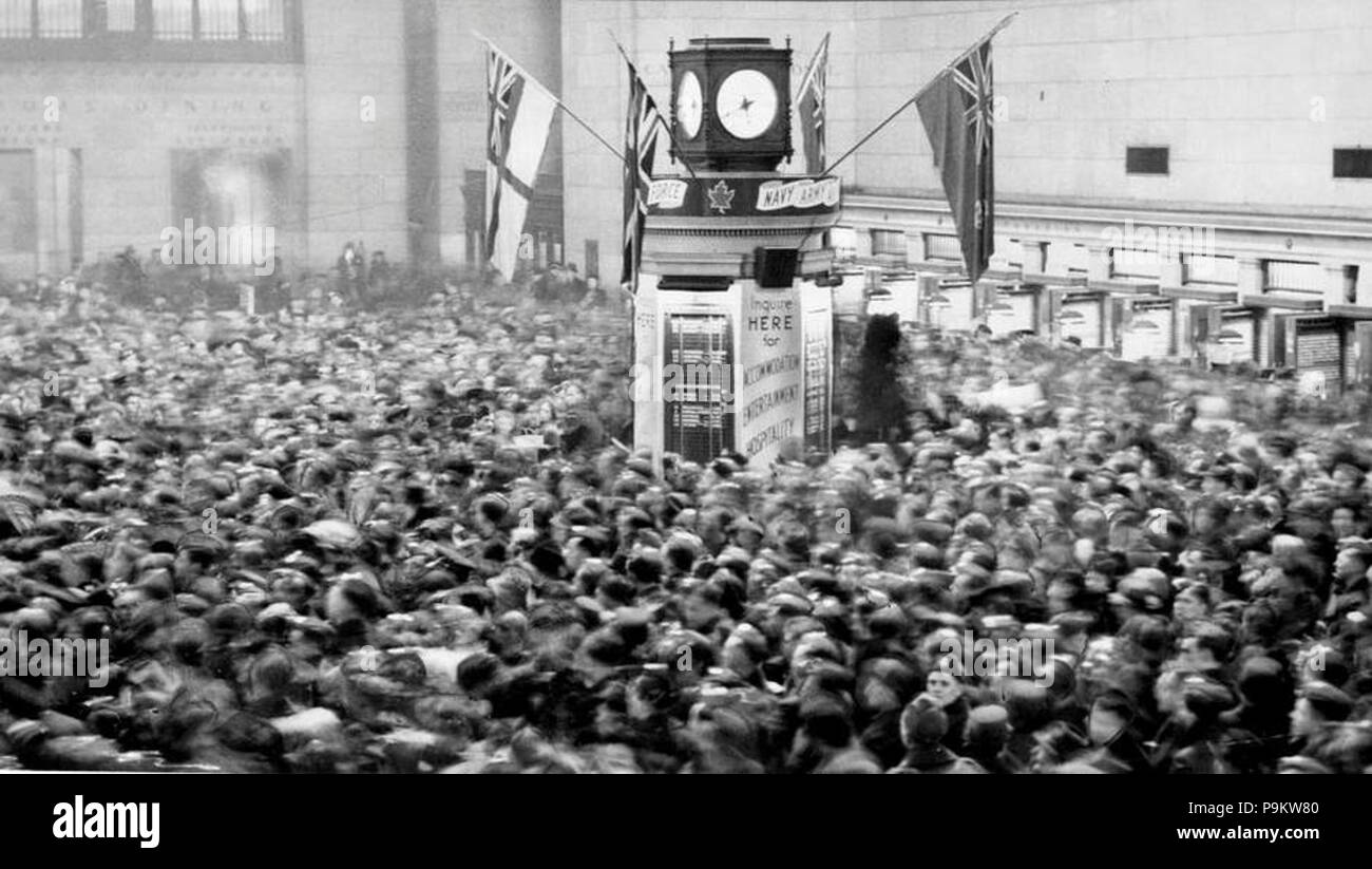 310 La sala grande della Union Station su dicembre 23, 1943 Foto Stock