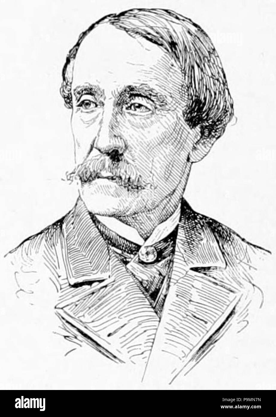 . Ritratto di disegno animale attivista dei diritti Henry Burgh . pubblicato 1900 143 Appletons' Bergh Henry Foto Stock