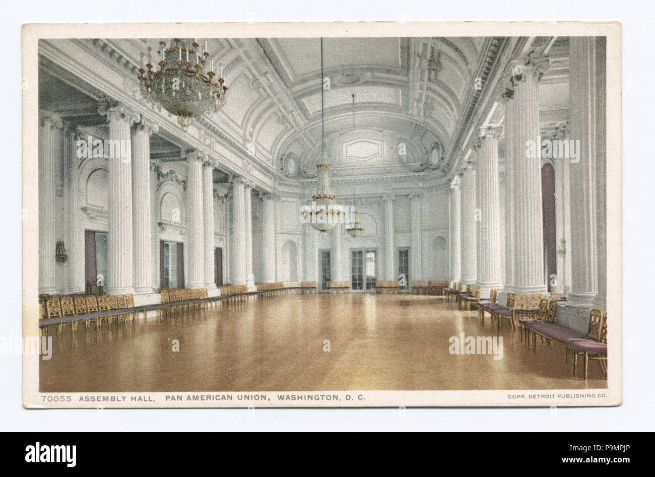 161 Assembly Hall, Pan American Union, Washington, D. C (NYPL b12647398-73797) Foto Stock