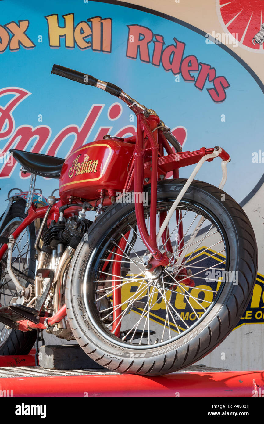 Muro della Morte motorcycle show Foto Stock