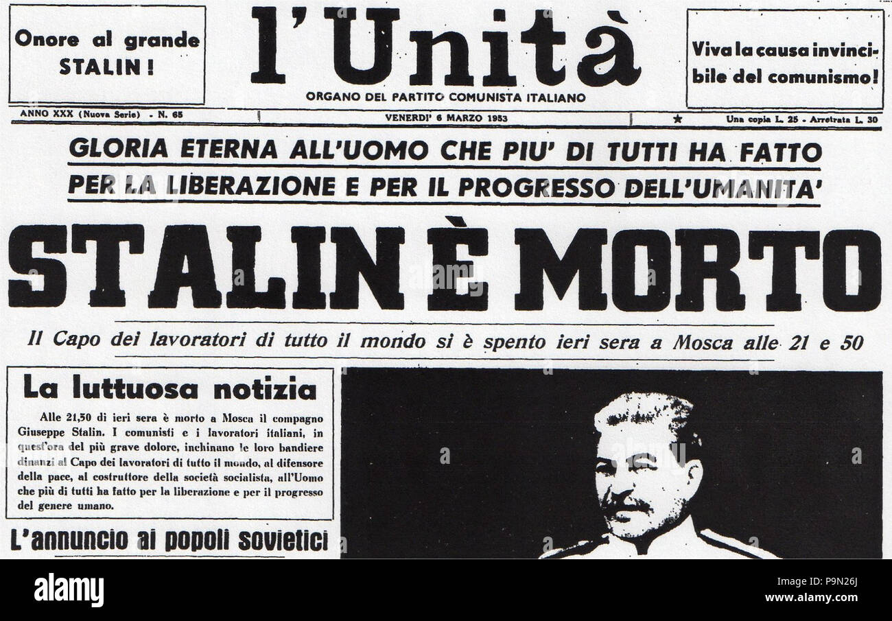 302 Stalin è morto Foto Stock