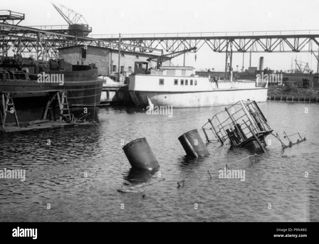 321 Varmebåd3 affondata il 29 agosto 1943 Foto Stock
