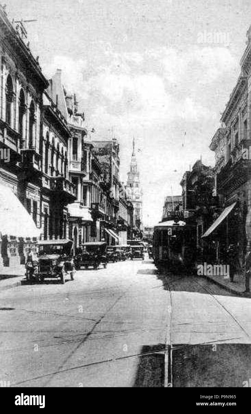 317 Tranvia rosario 1932 Foto Stock