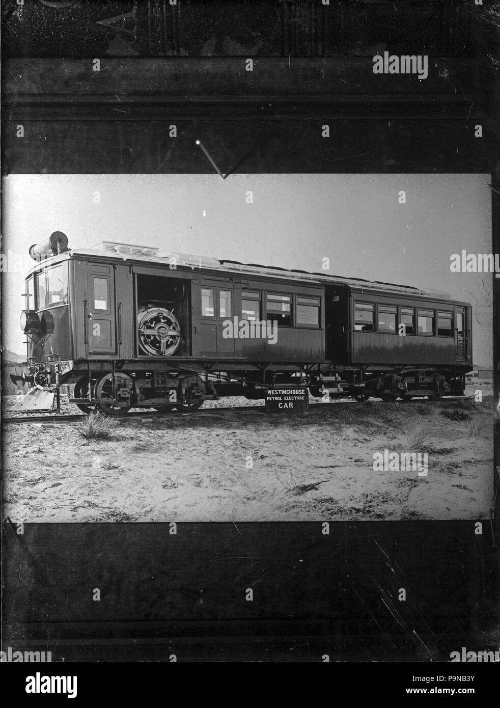 330 Westinghouse-benzina rampa elettrico motore, 1914 ATLIB 334343 Foto Stock