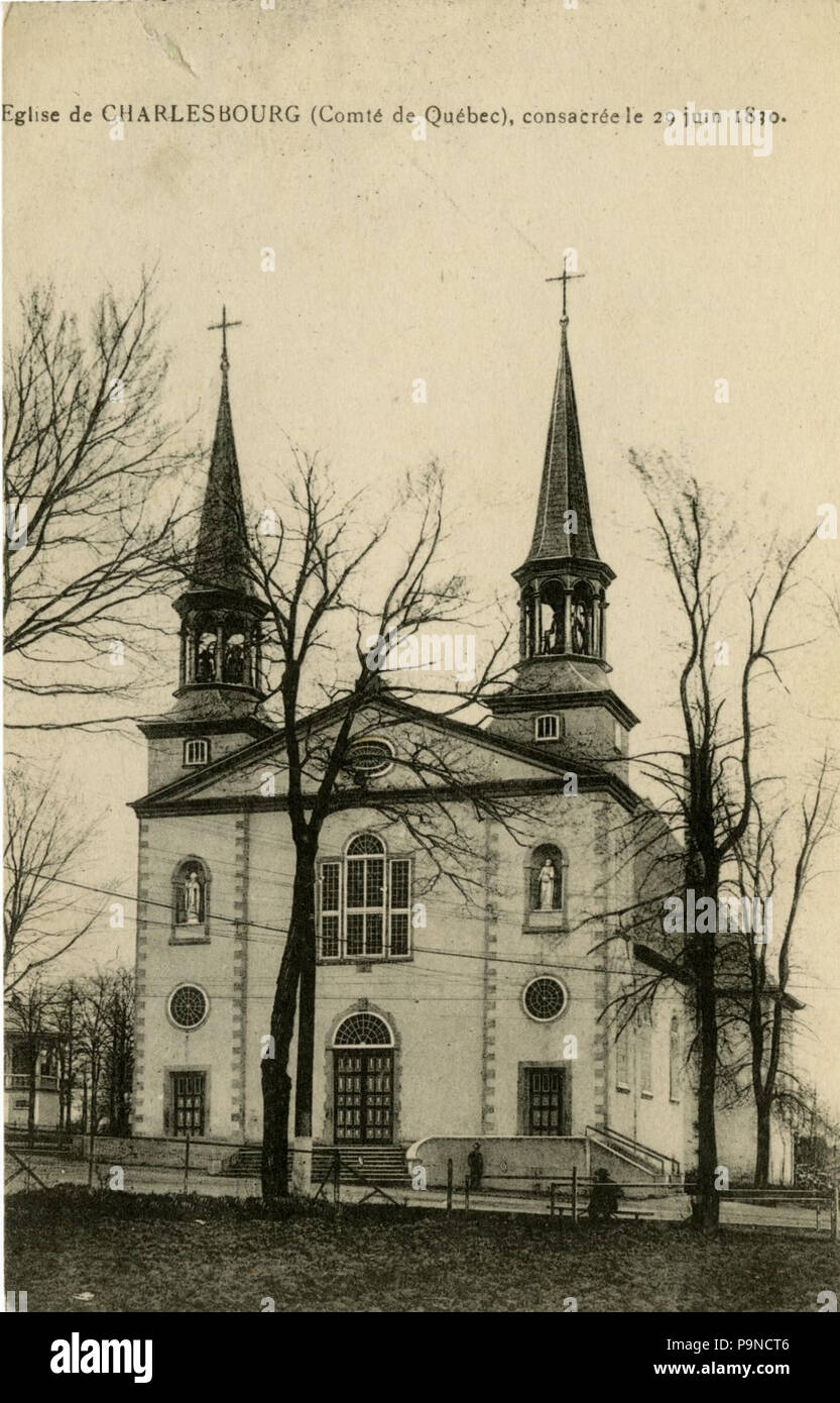 337 Église Saint-Charles-Borromée de Charlesbourg BAnQ P748S1P1209 Foto Stock