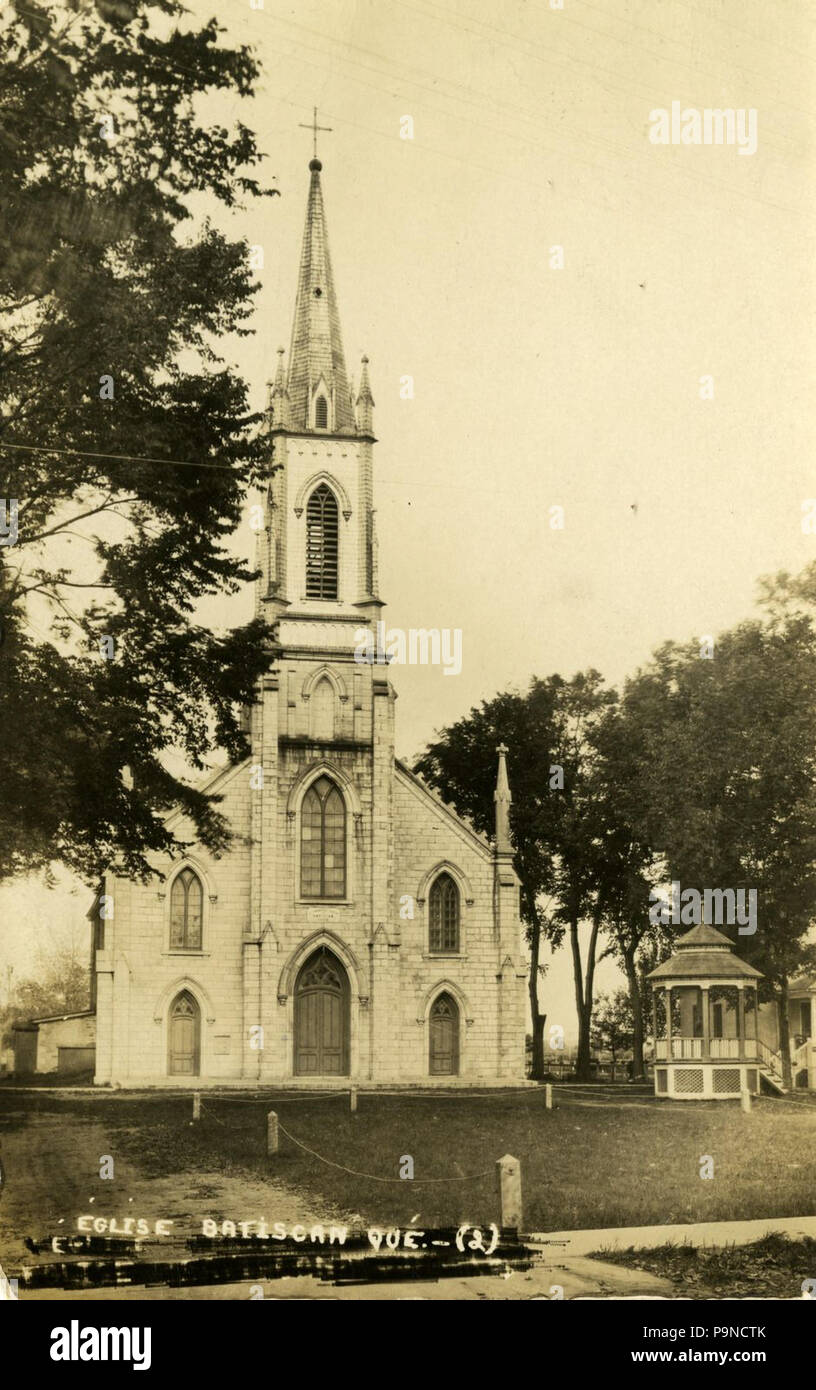 337 Église Saint-François-Xavier de Bastican BAnQ P748S1P1147 Foto Stock