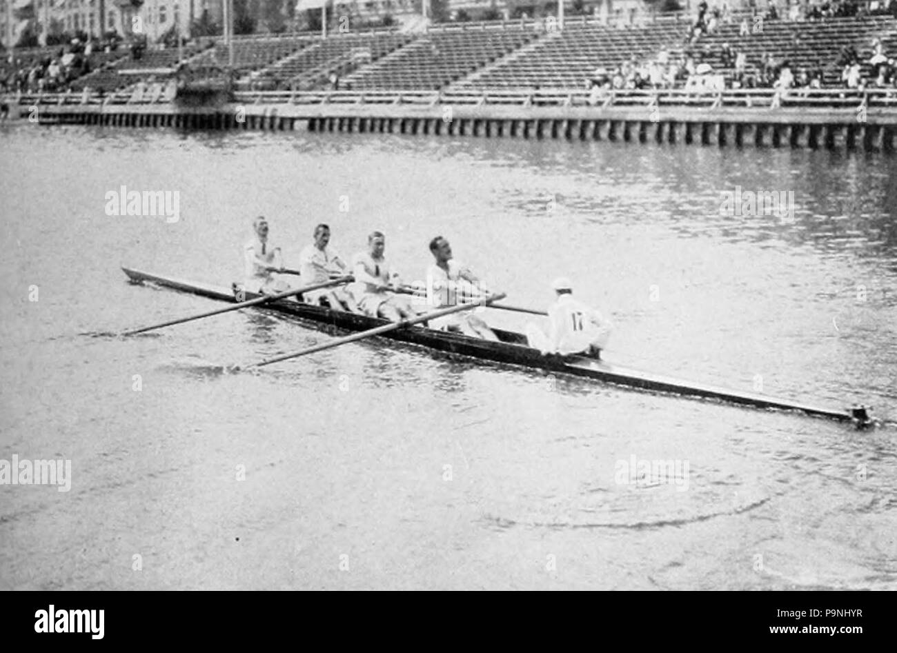 31 1912 British coxed fours Thames R. C. Foto Stock