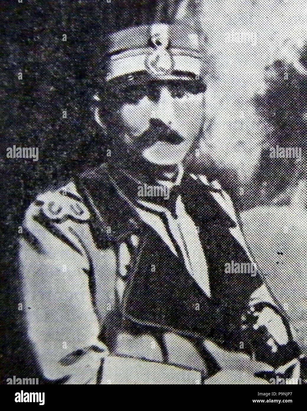 34 1916 - Generalul Dumitru Cocorascu - comandantul Diviziei 11 Infanterie Foto Stock