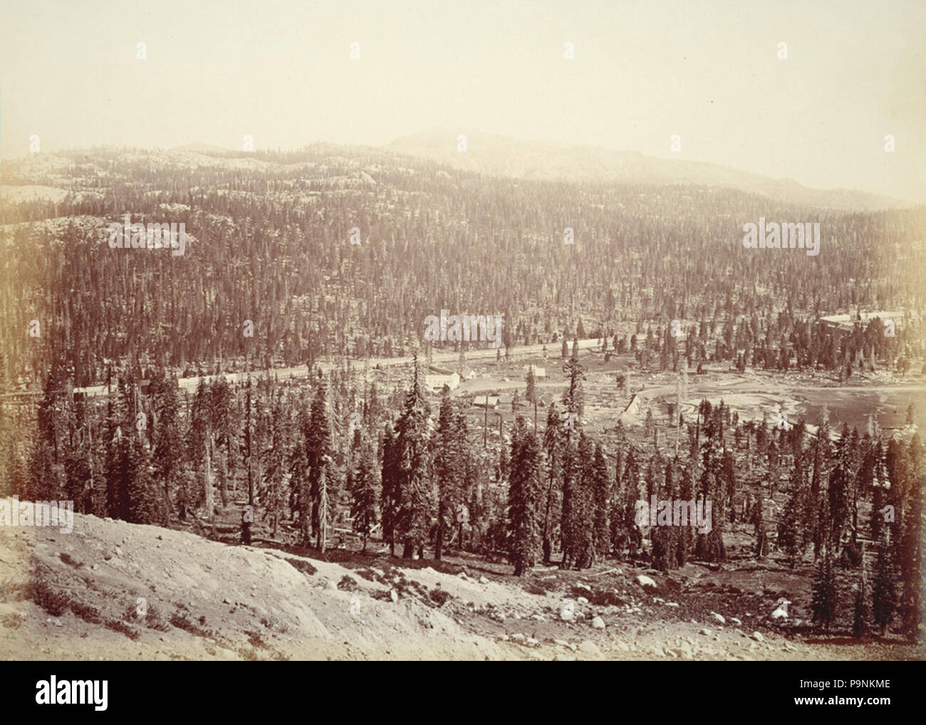 71 51. Valle del vertice, C.P.R.R. California Foto Stock