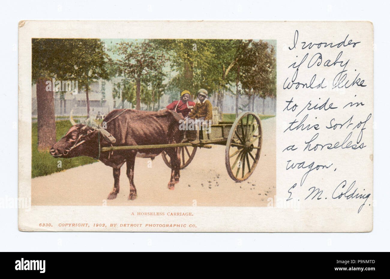 82 Un carro Horseless, Sud (NYPL b12647398-62582) Foto Stock