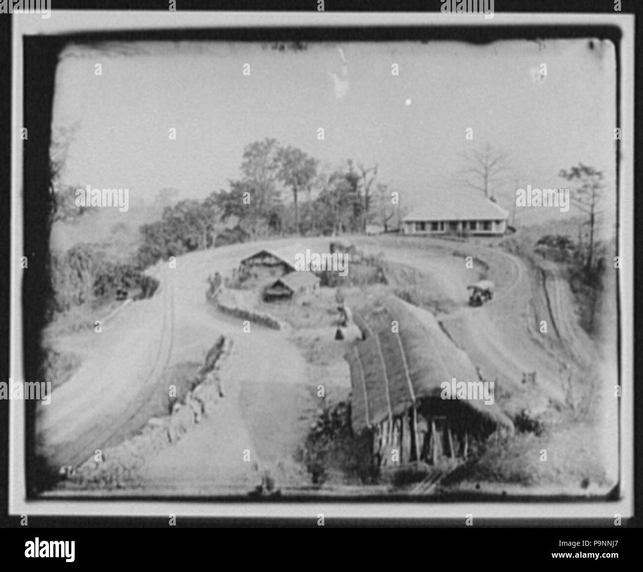 89 una stazione di switchback loop sul Bengala Orientale LCCN ferroviaria2004707399 Foto Stock