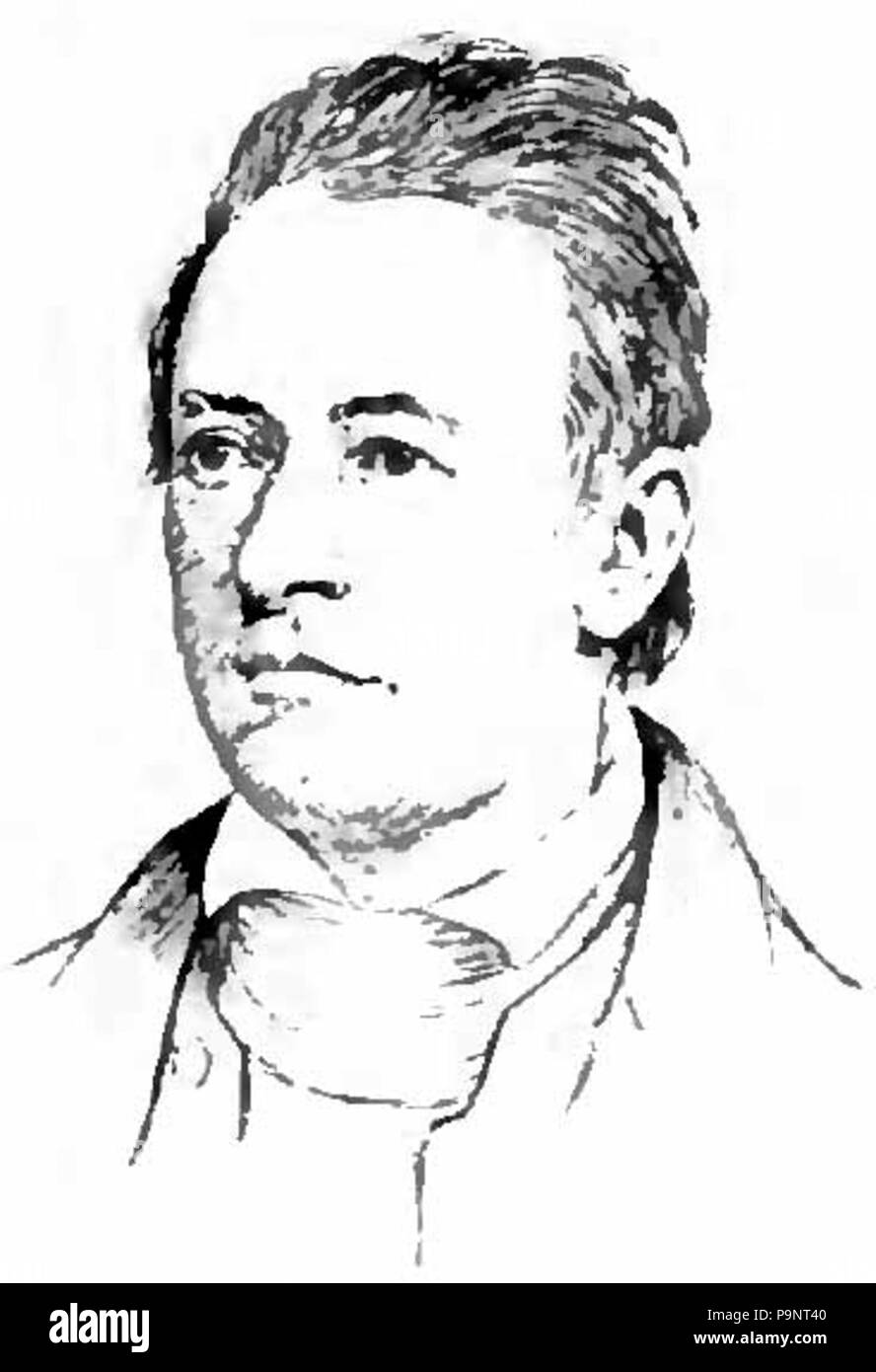 . Inglese: Ritratto disegno di American missionario in Birmania Adoniram Judson . pubblicato 1892 144 Appletons' Judson Adoniram Foto Stock