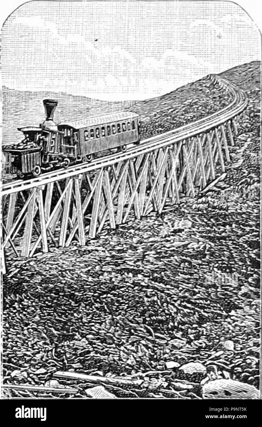 144 Appletons' Marsh Silvestro - cog railway Foto Stock