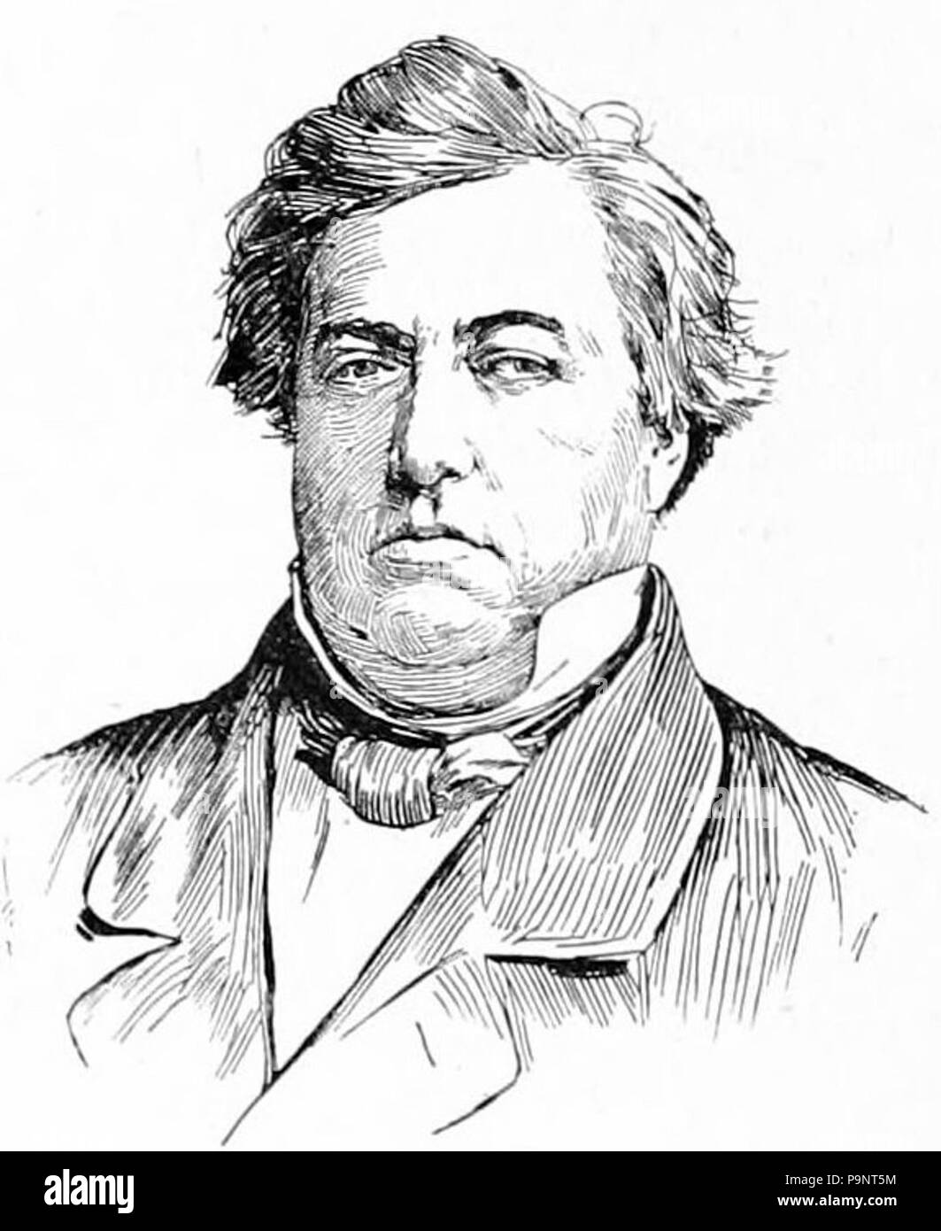 . Ritratto di disegno generale confederato e U.S. Membro del Congresso dal Kentucky Humphrey Marshall . pubblicato 1900 144 Appletons' Thomas Marshall (piantatrice) - Humphrey Foto Stock