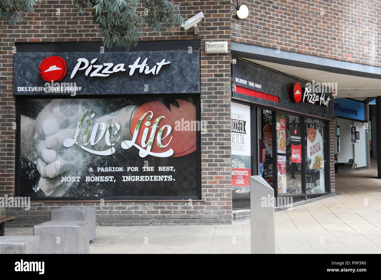 Pizza Hut in Basingstoke, UK. Foto Stock