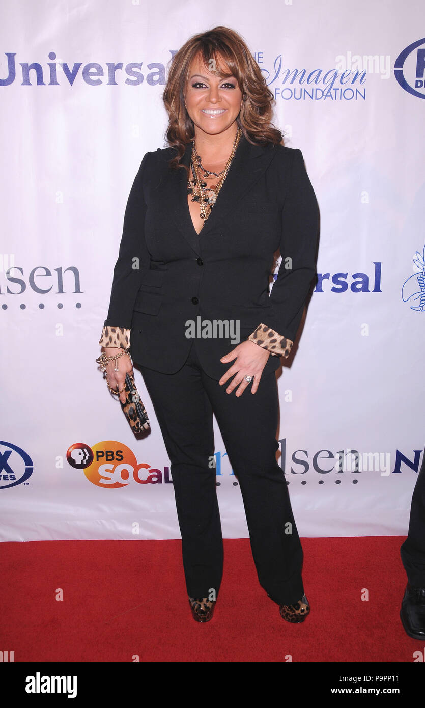BEVERLY HILLS, CA - 21 agosto: Jenni Rivera alla XXVI edizione Imagen Awards presso il Beverly Hilton Hotel di Beverly Hills, CA, Stati Uniti d'America. Agosto 12, 2011. © Foto Stock