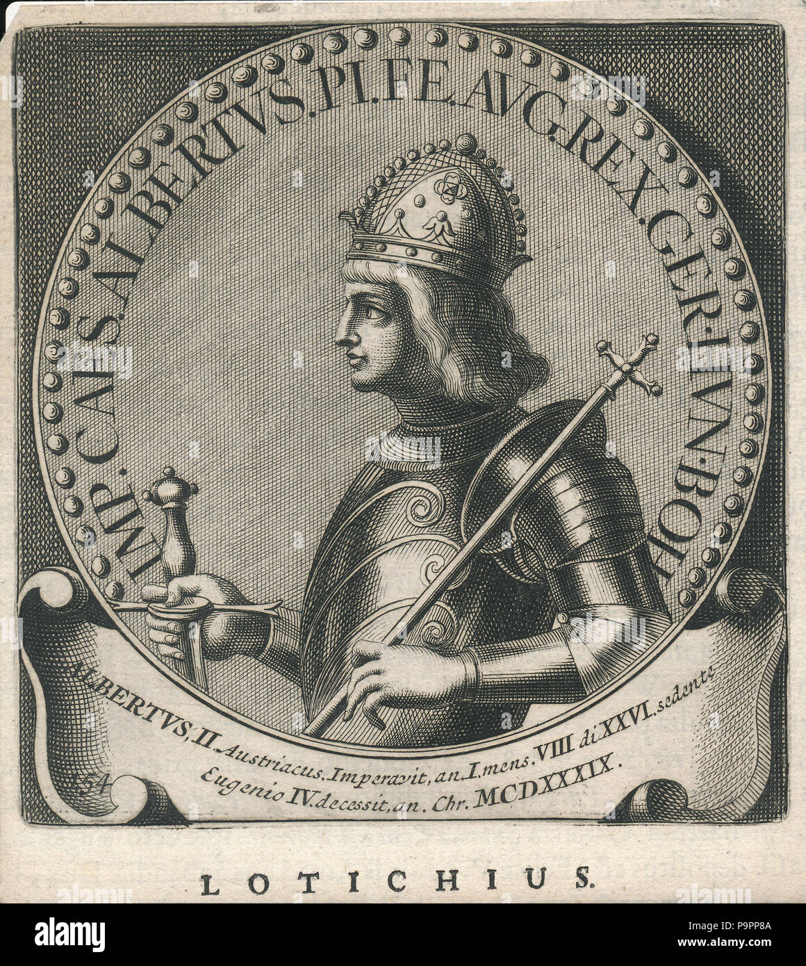 109 Albrecht II Erfgoedcentrum Rozet 300 191 d 6 C (85) 0001 20171115 Foto Stock