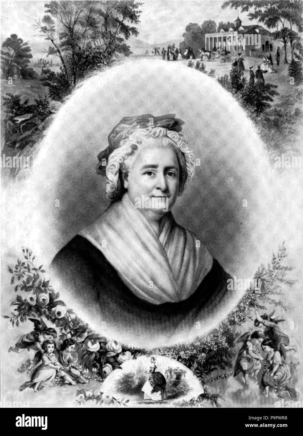 125 Americana 1920 Washington Martha Foto Stock