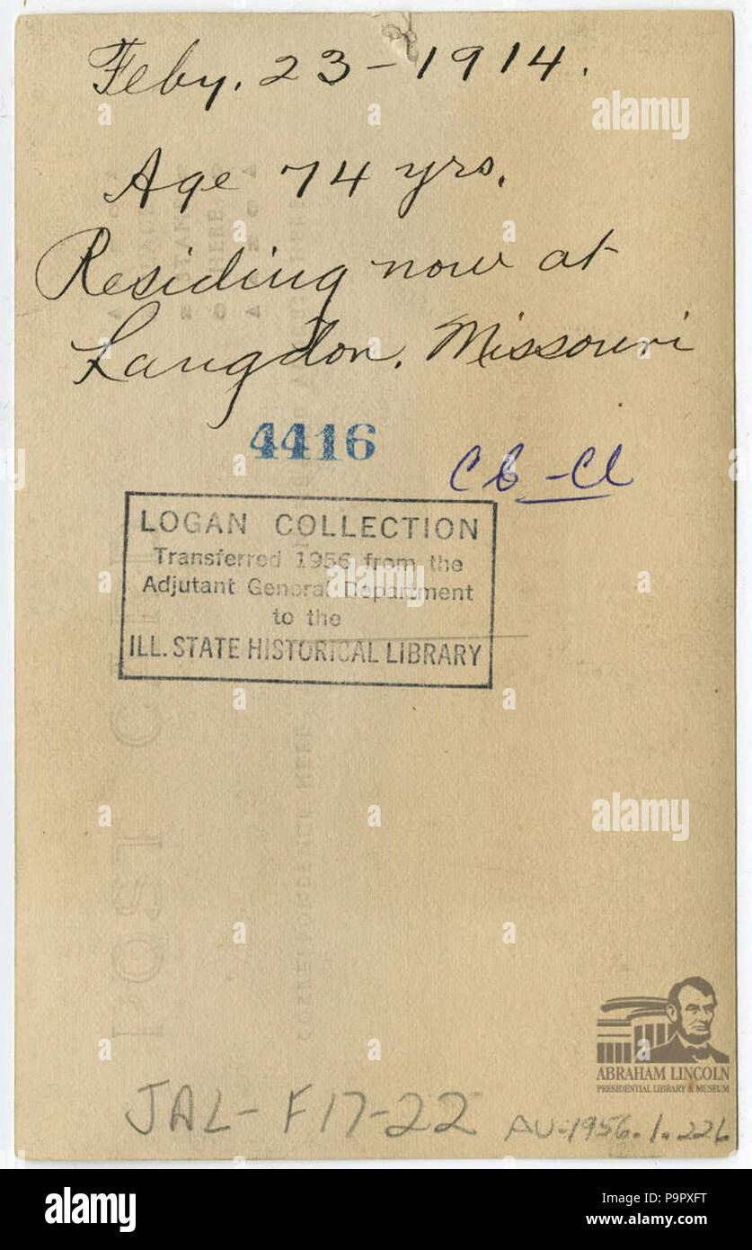 129 Andrew Clark (ALP BIB 2217) Foto Stock