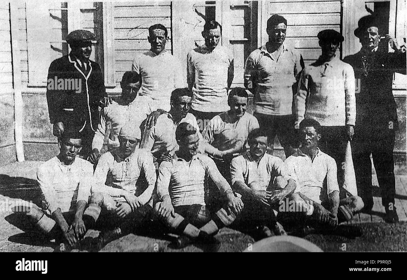 150 Argentina football team 1916 Foto Stock
