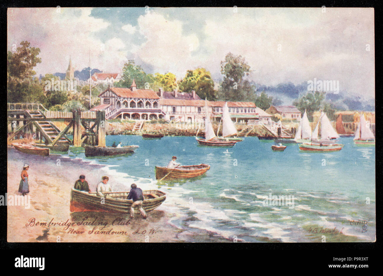 194 Bembridge Sailing Club vicino a Sandown, I.O.W. (Bni 441057) Foto Stock