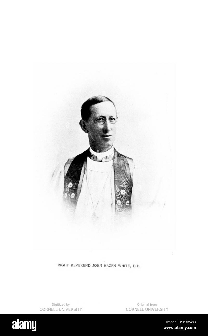 208 il Vescovo Giovanni Hazen White Foto Stock