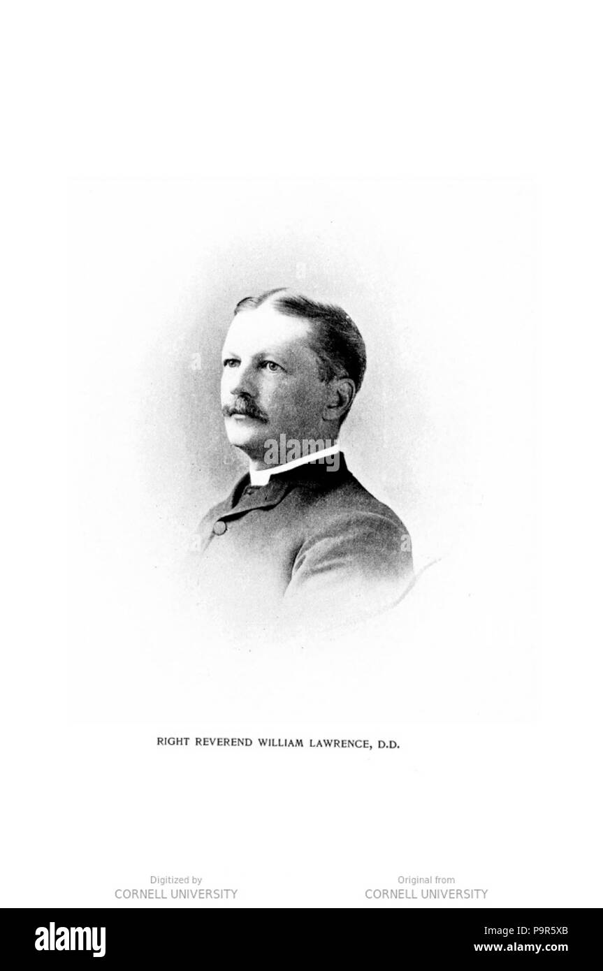 208 Il vescovo William Lawrence Foto Stock
