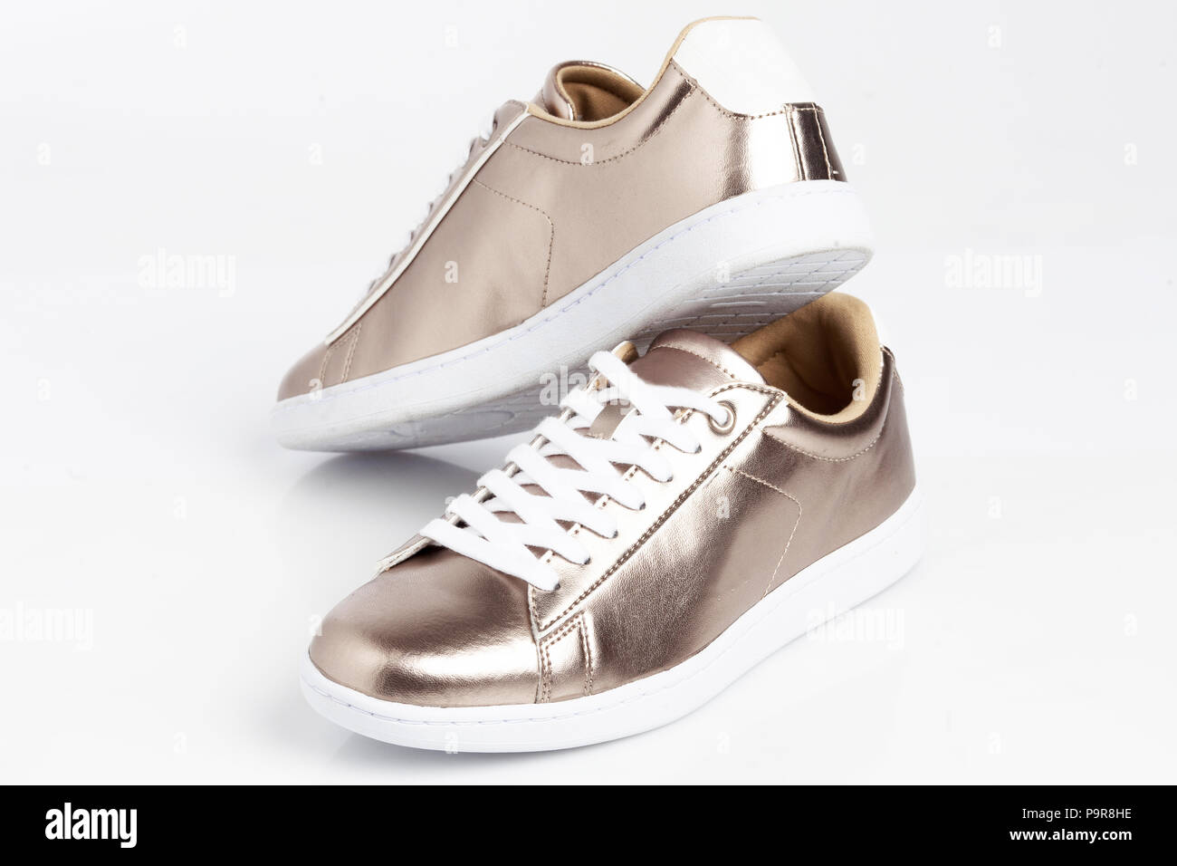 scarpe ginnastica oro