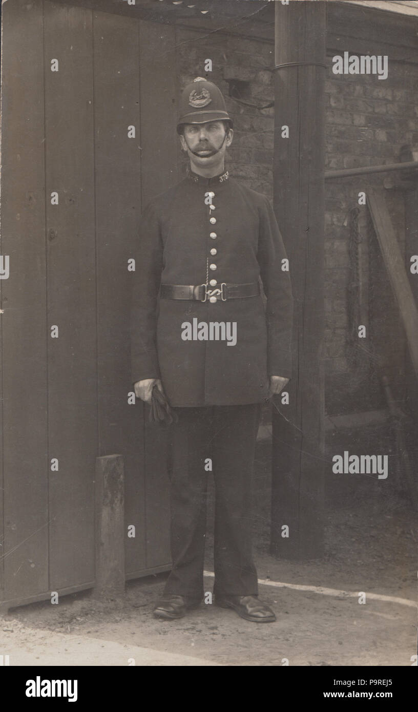 Vintage Fotografia di polizia Constable 335.P Foto Stock