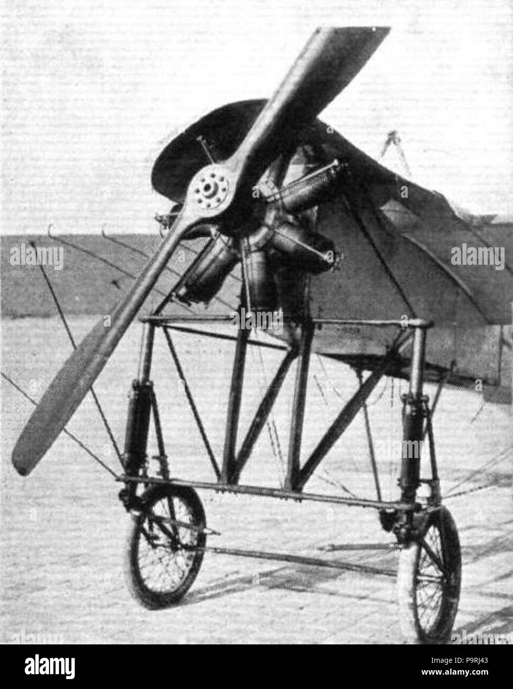 212 Blériot XXVII vista frontale Foto Stock