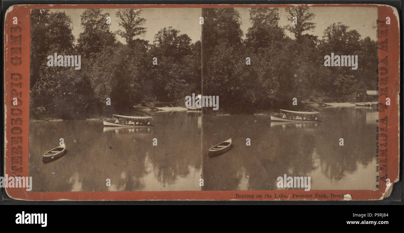 213 gite in barca sul lago, Prospect Park di Brooklyn, da Robert N. Dennis raccolta di vista stereoscopica Foto Stock 213 gite in barca sul lago, Prospect Park di Brooklyn, da Robert N. Dennis raccolta di vista stereoscopica Foto Stock