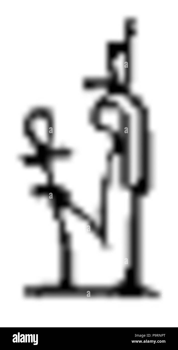 262 C+B-Egypt-Pictoglyph59 Foto Stock