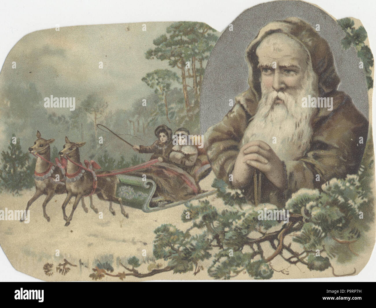 . Inglese: persistente URL: digital.lib.muohio.edu/u?/tradecards,2489 soggetto (TGM): bambini; slitte e slittini; inverno; le renne; San Nicola; caratteri fittizi; caffè, tè; zucchero; CAFFÈ Industria; Negozi & negozi; industria alimentare; parole chiave: Kenny's caffè torrefatto Cheon tè vecchio governo Java caffè caffè moca Java caffè aromatizzato Caracus Laguayra Santos caffè caffè caffè Rio . circa 1900 264 C.D. Kenny (Memorizza) (3092869457) Foto Stock