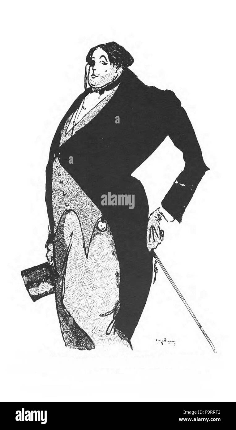 280 caricatura di Claud Lovat Fraser Foto Stock