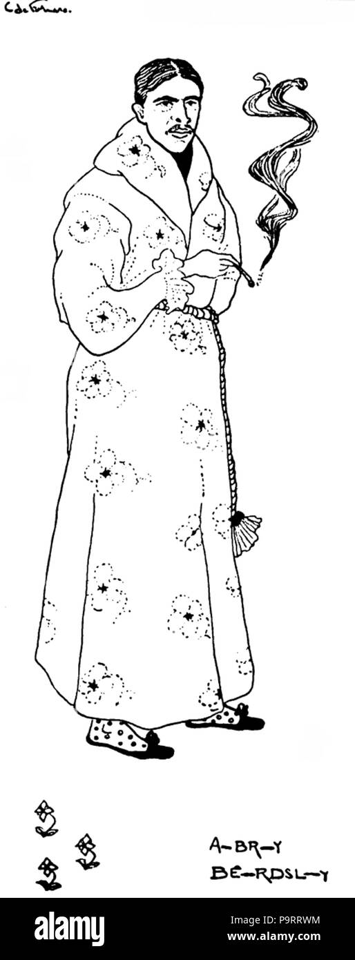 280 caricatura di Stephen Crane Foto Stock