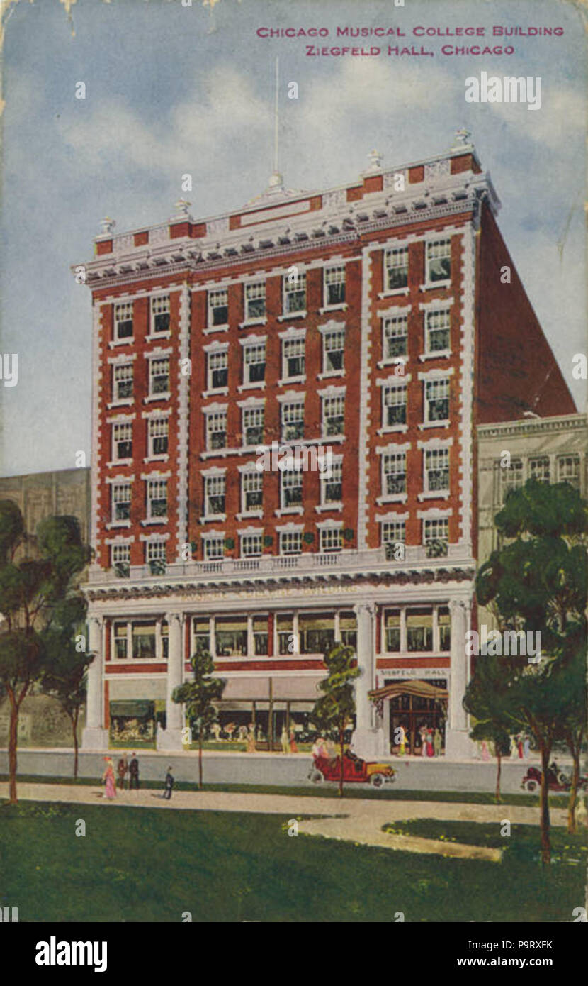 304 Chicago Musical College Edificio, Ziegfeld Hall di Chicago (BNI 416981) Foto Stock