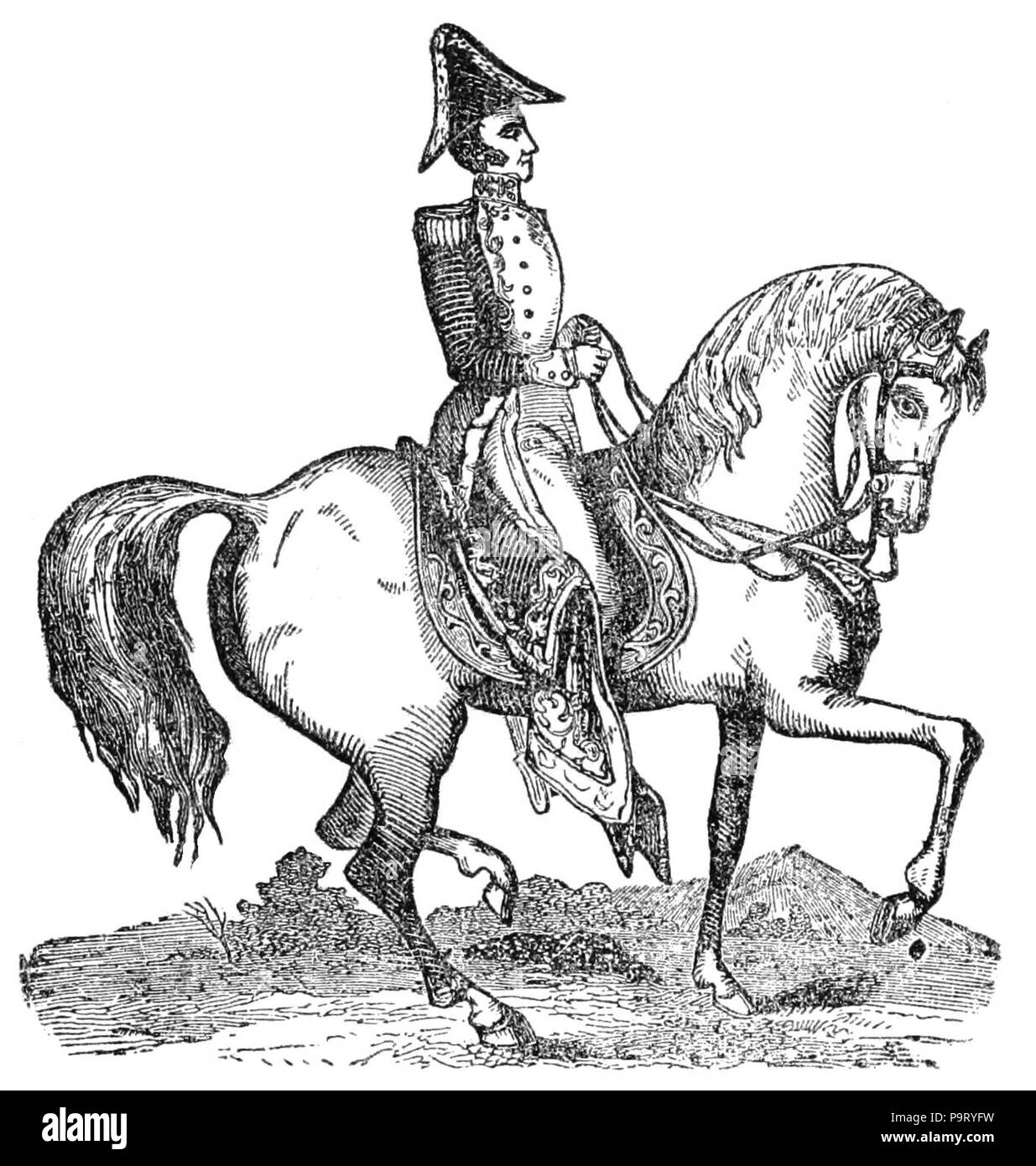 312 CHWM D011 Generale Santa Anna Foto Stock