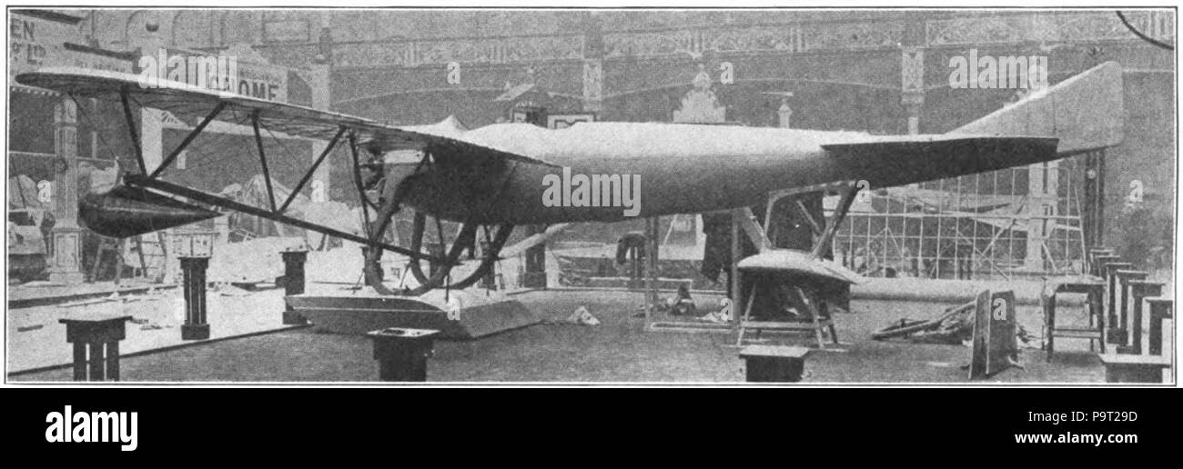 248 British deperdusson monoplan hydro.- Aero e Idro volume 1 pg 282 Foto Stock