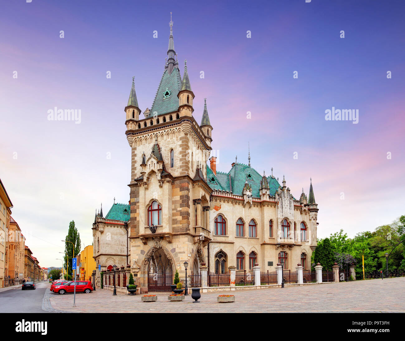 La Slovacchia, Kosice - Jakabov Palace Foto Stock