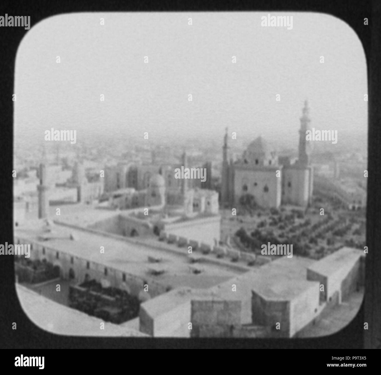 266 Il Cairo - panorama dalla cittadella - metà sinistra LCCN2004707585 Foto Stock