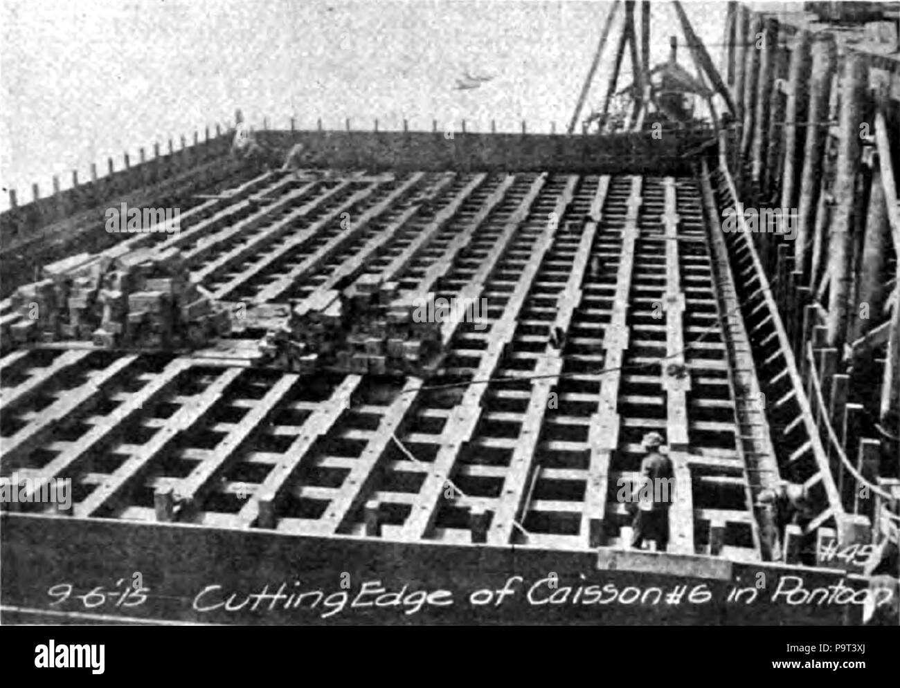 266 CASSETTONE n. 6 del ponte di Metropolis 1915 Foto Stock