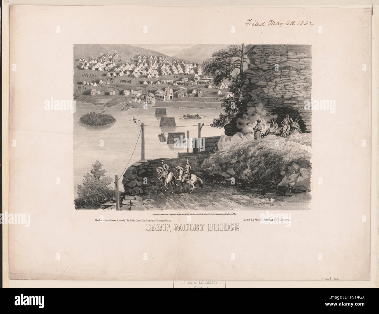 269 Camp, Gauley Bridge LCCN2003654042 Foto Stock