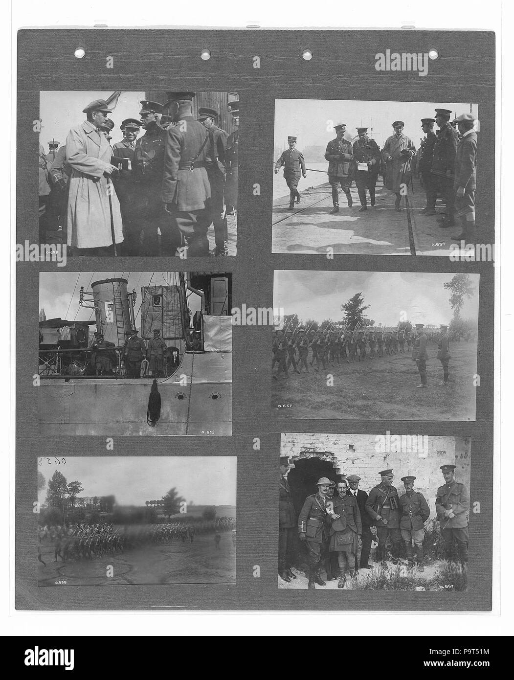 273 canadese guerra ufficiale fotografie (BL l.r.233.b.57.v2 f020r) Foto Stock